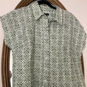 NWT Talbots Button up Linen